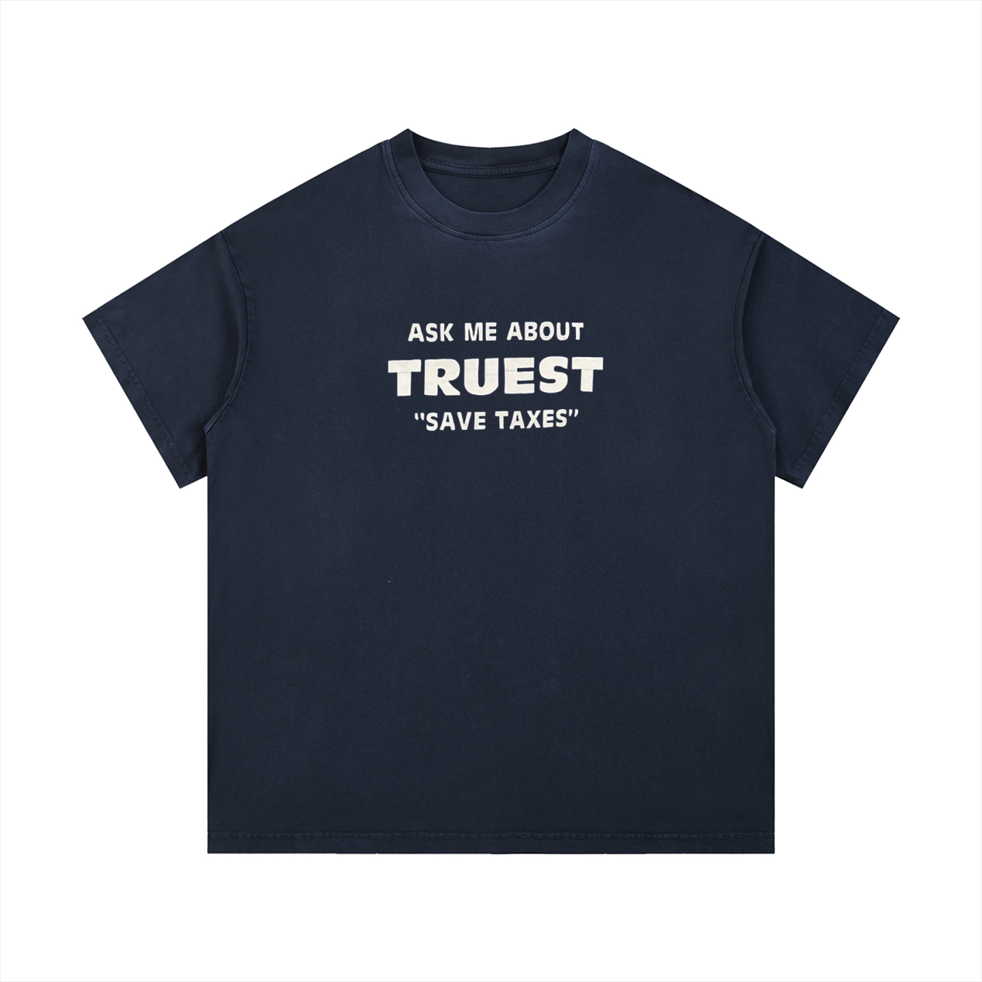 Taxes Vintage Wash Cotton T-Shirt