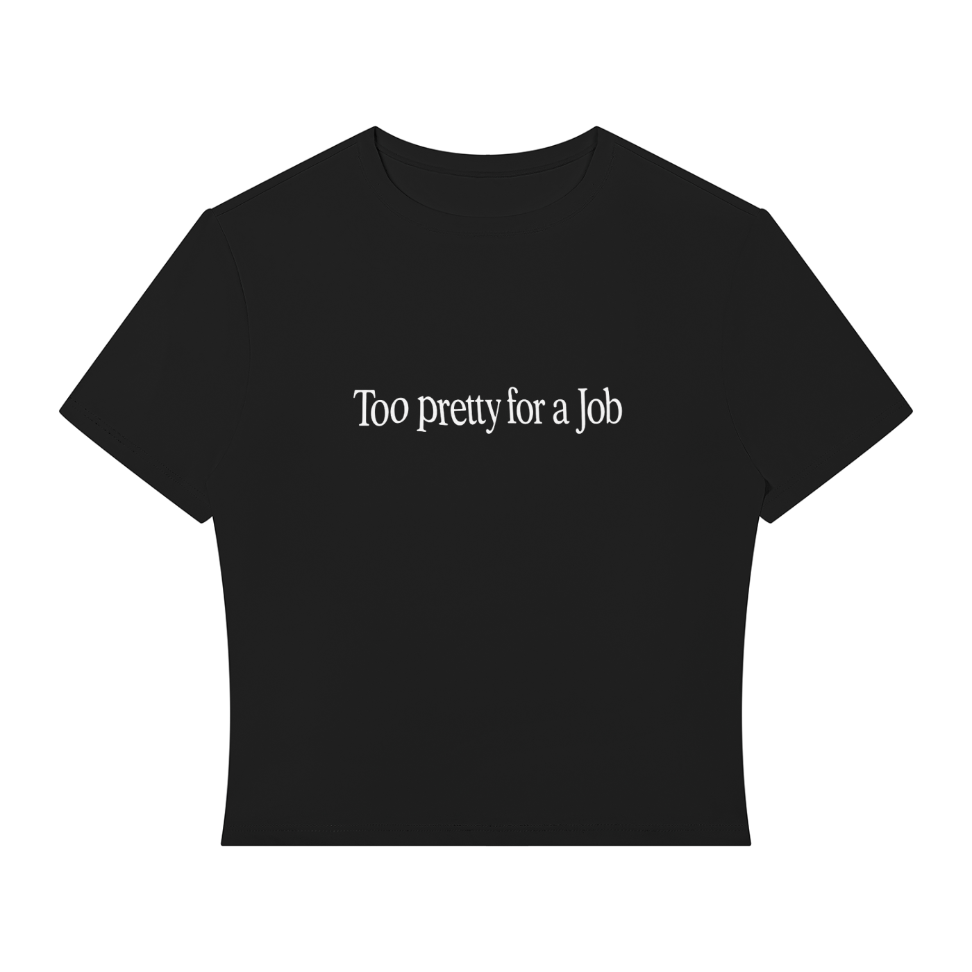 Too Pretty Women’s Performance Crop T-Shirt