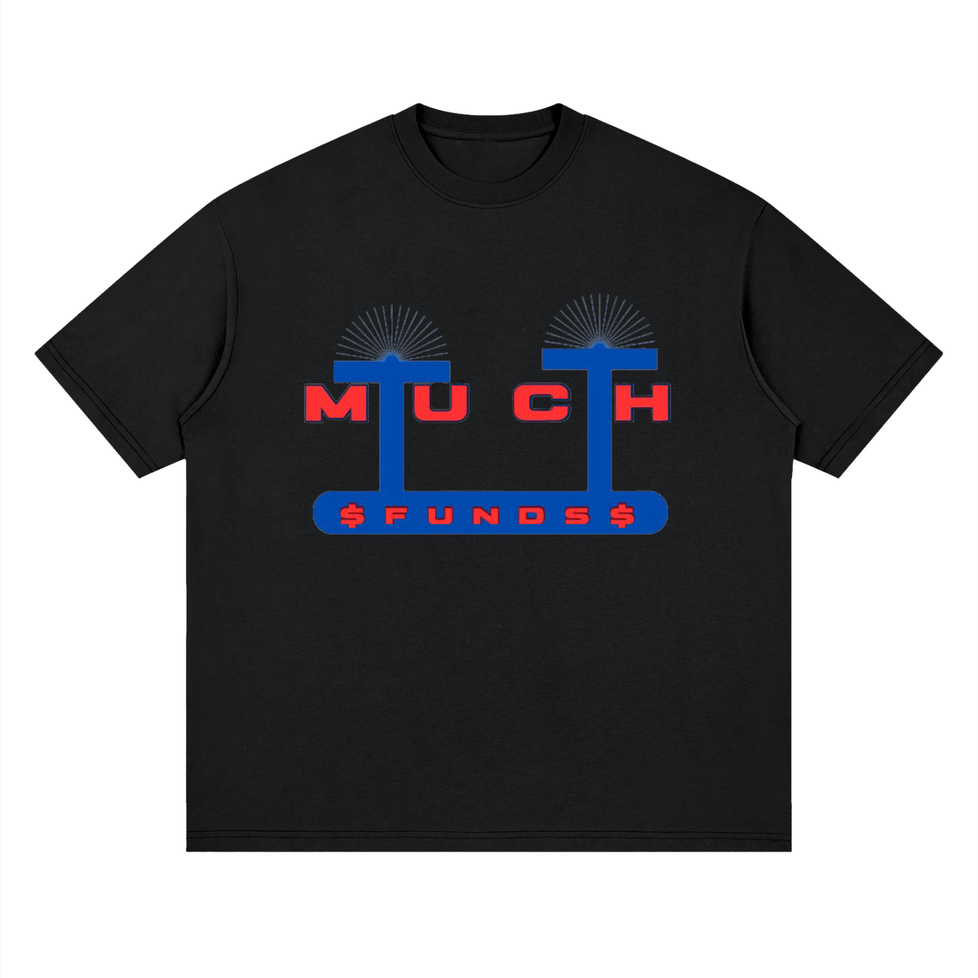 Sample 283 TOOMUCHFUNDS Loose Drop Shoulder T-Shirt