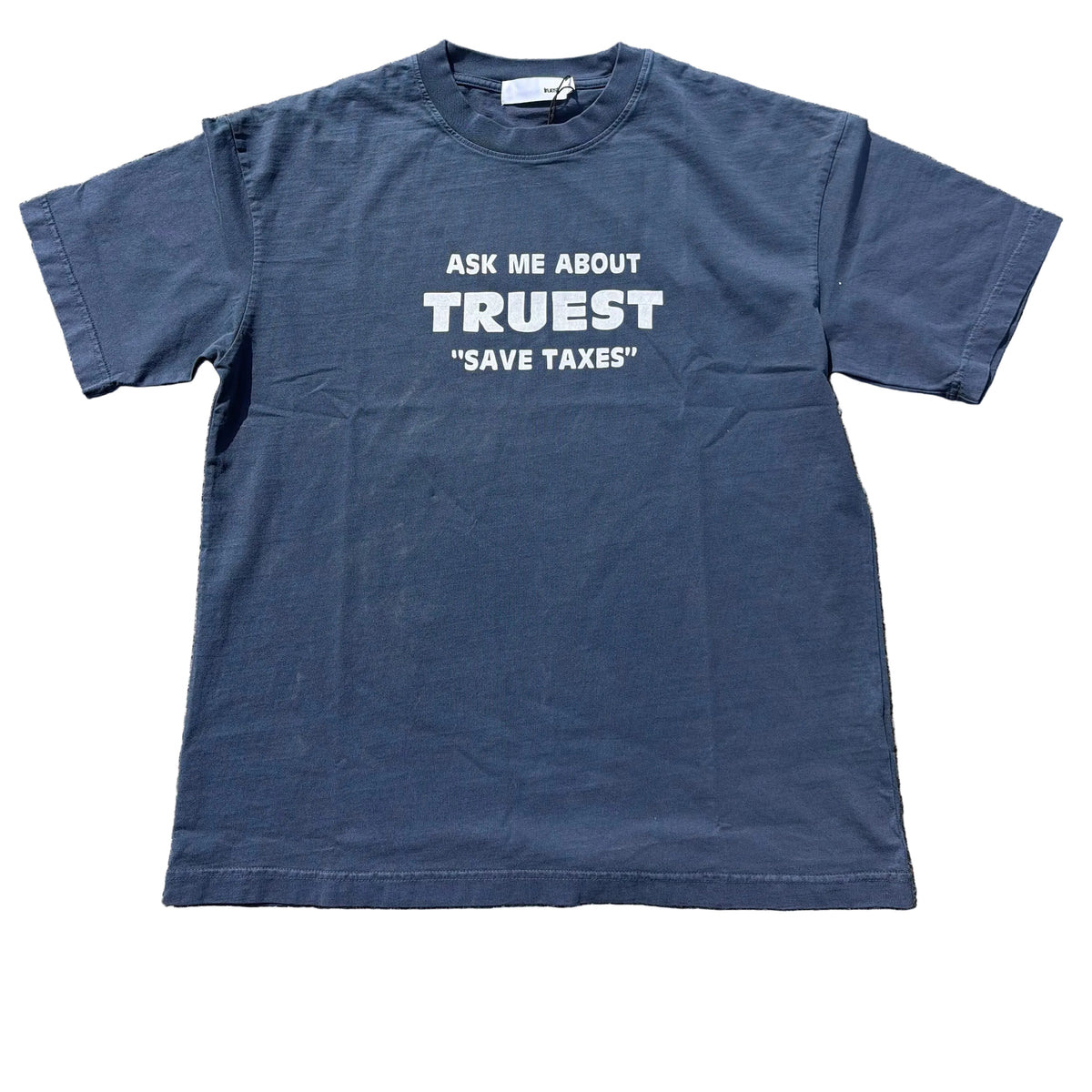 Taxes Vintage Wash Cotton T-Shirt