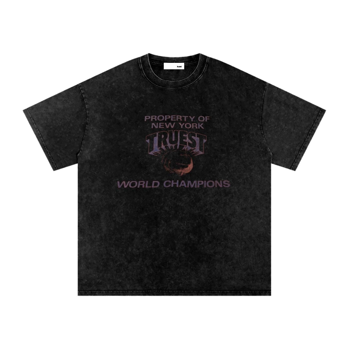 Knicks Snow Washed Oversized Cotton T-Shirt