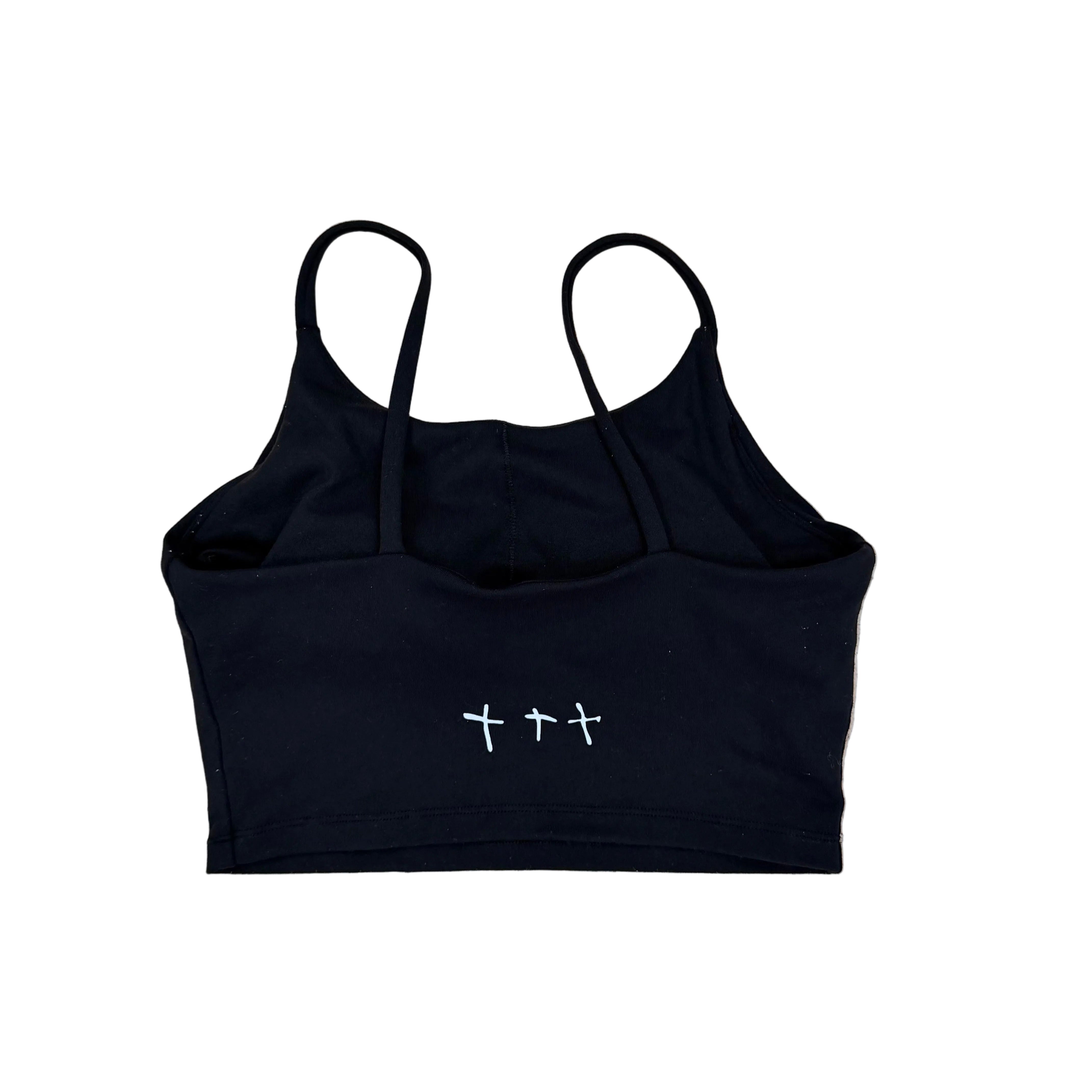Logo Spaghetti Yoga Sports Bra