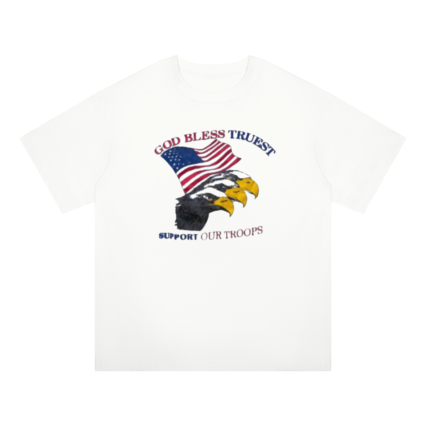 Oversized GOD BLESS TRUEMERICA  T-Shirt
