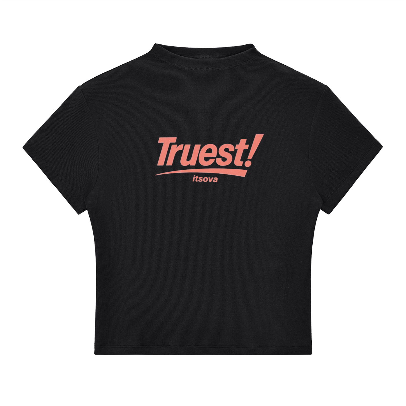 Itsova!  Slim Fit Mock Neck T-Shirt