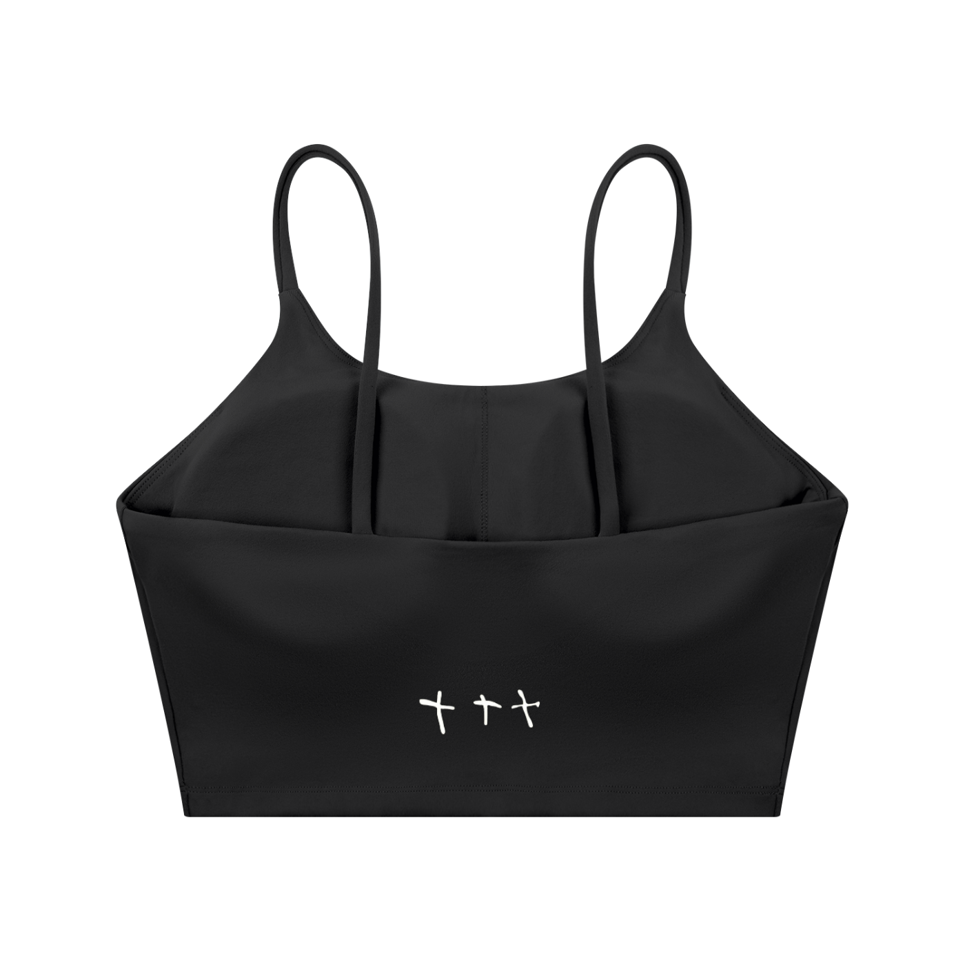 Logo Spaghetti Yoga Sports Bra