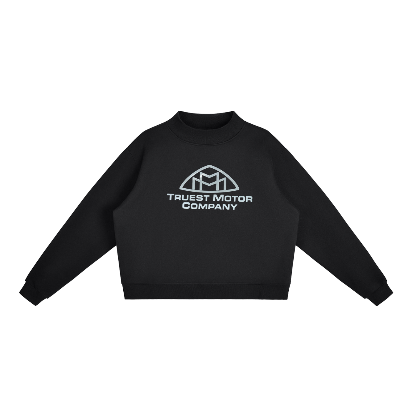 womens MOTOR COMPANY mockneck crewneck